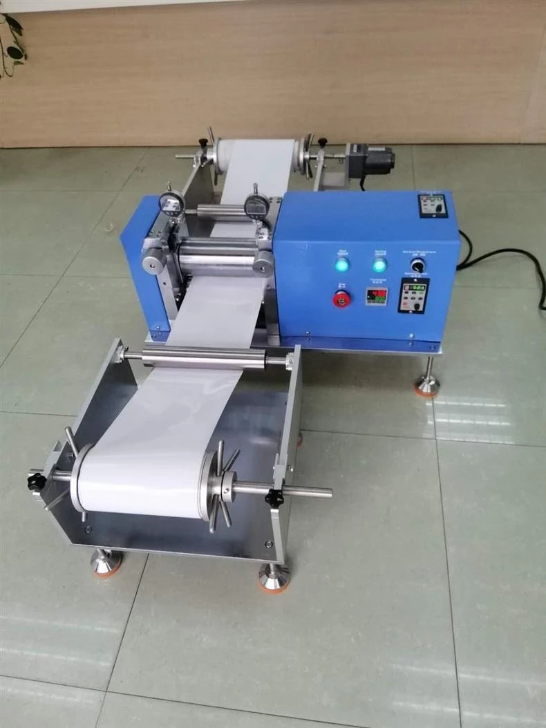 Continuous winding and unwinding roller press, unwinding, can, laboratory, roller press, winding machine device