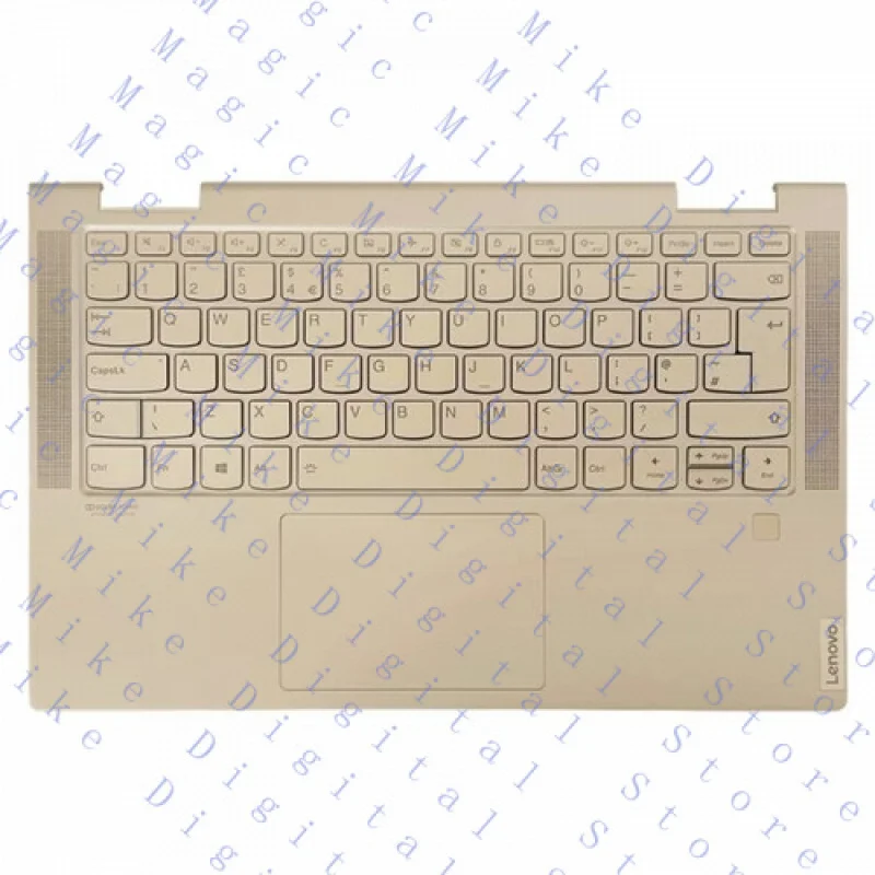 

UU для LENOVO YOGA C740-14 C740-14IML подставка для рук золотого цвета с британской клавиатурой