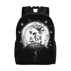 Coraline Laptop Backpack Men Women Casual Bookbag for College School Student Halloween Horror Movie Bags