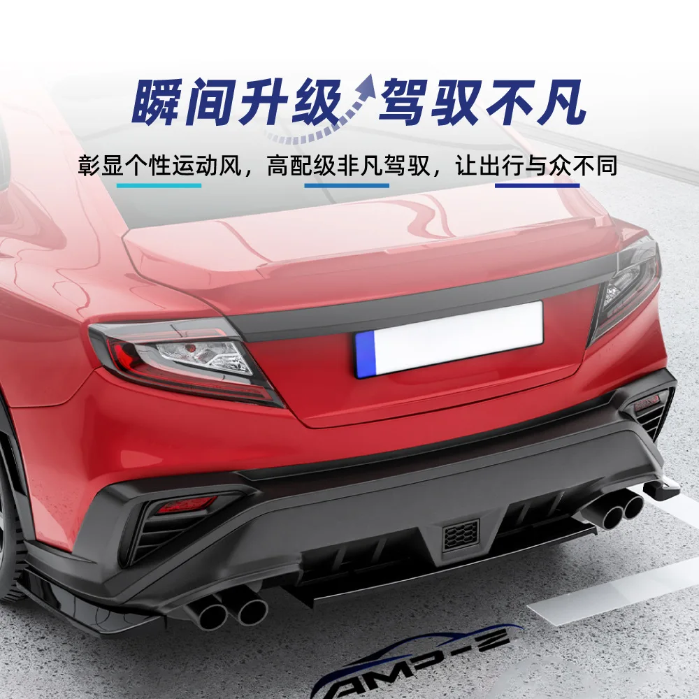 مناسبة لسوبارو WRX STI VB 2022+ المصد الخلفي، الزاوية الخلفية، سبويلر الزاوية الخلفية، ملصق السيارة، التعديل عبر الحدود
