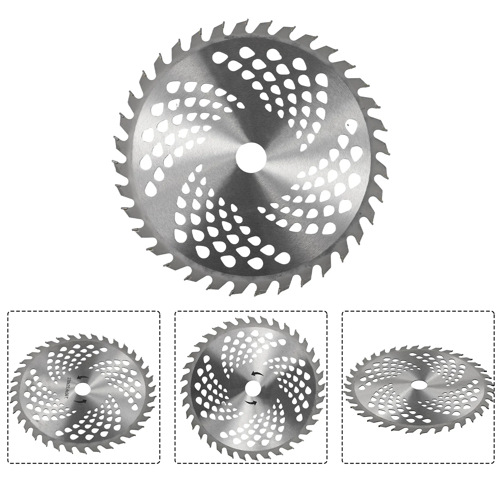 

Accessories Hot Sale Grass Trimmer Head Cutter Saw Blade 1pcs 9inch Manganese Steel 225*25.4*1.2mm For Garden Trimmer