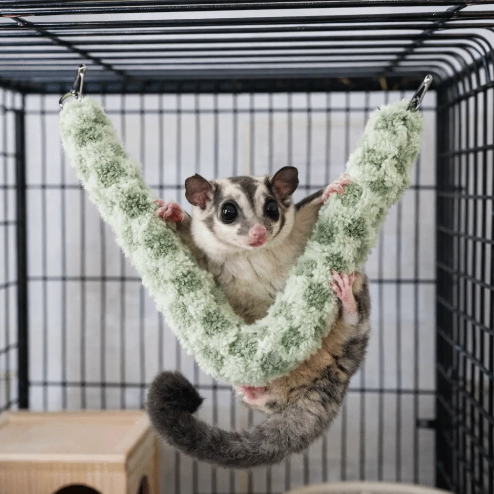 Chew Resistant Parrot Climbing Rope Hand-Braided Knot Deformable Bird Swing Toy Thick Soft Hamster Hanging Swing Pet Training