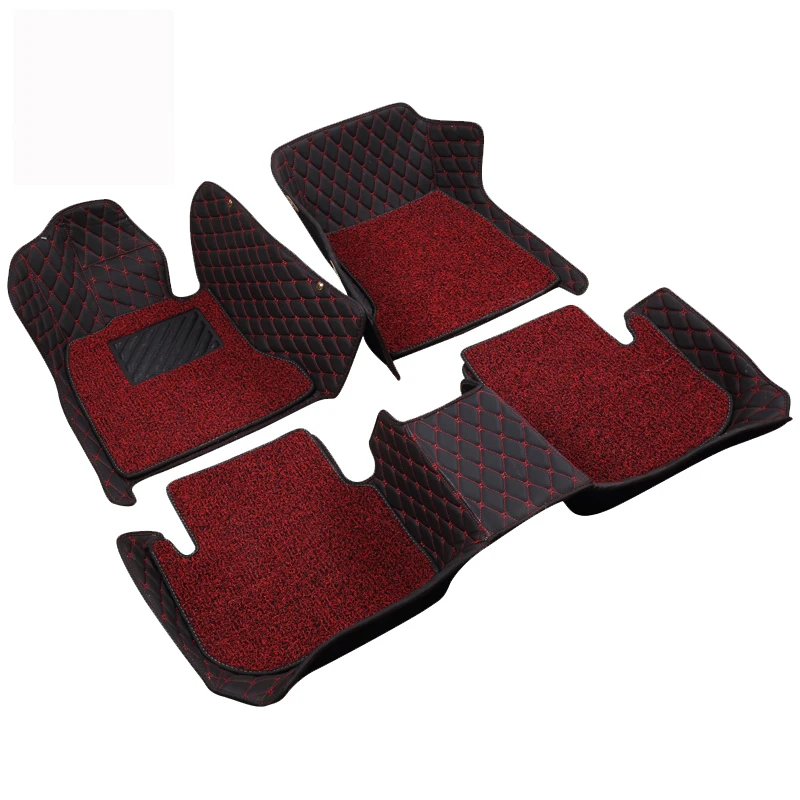 Custom Double Layered Car floor Mats Fit For Volkswagen Passat B7 2010 2011 2012 2013 2014 Auto Foot Carpet