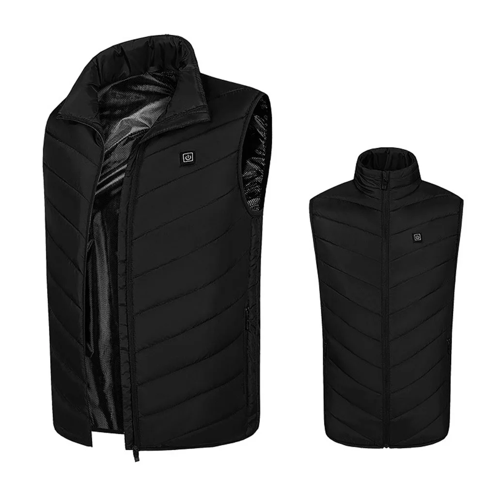 Men Heated Vest USB Heated Jacket Heating Vest Thermal Clothing Hunting Vest Winter Heating Jacket Plus Size 4XL