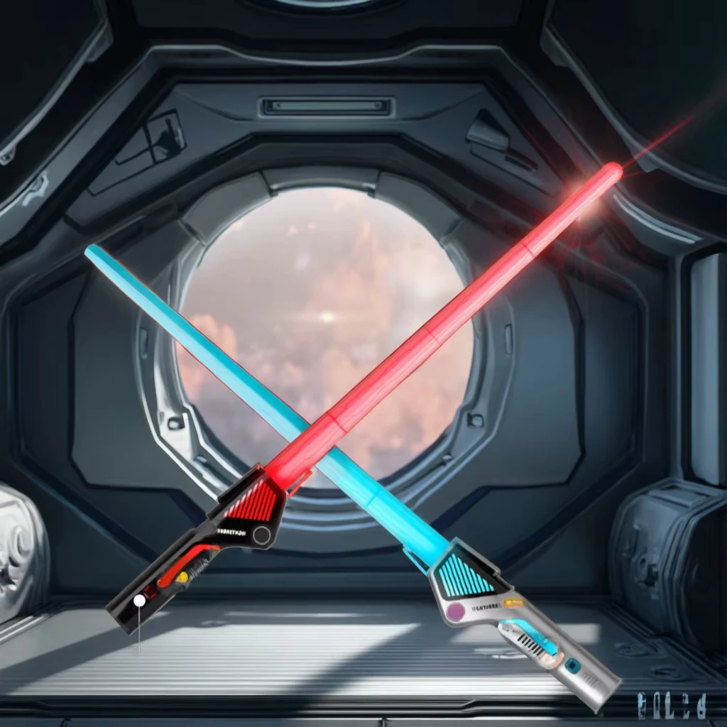 الجاذبية الاستشعار الصوتي البصري تلسكوبي اثنين في واحد سيف ليزر