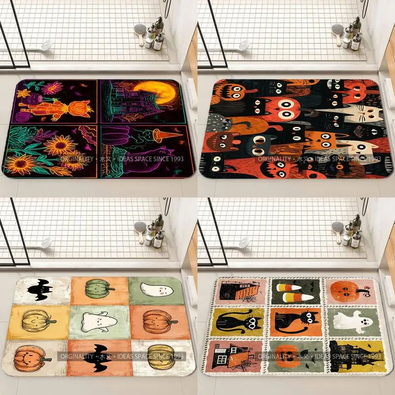 

Neon-Printed Pattern Mat Living Room Decoration Home Sofa Non-Slip Carpet Study Bedroom Tatami Children'S Soft Floor Mat