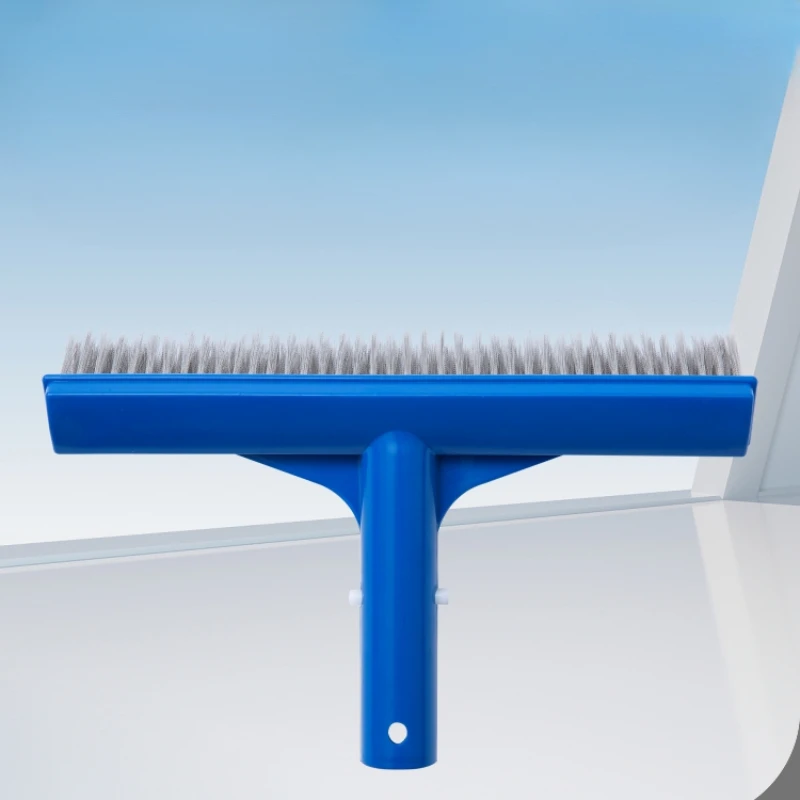 

Swimming pool brush fish pond bottom wall aluminum glue pool brush steel pool wall brush cleaning gloves 510182436 inch