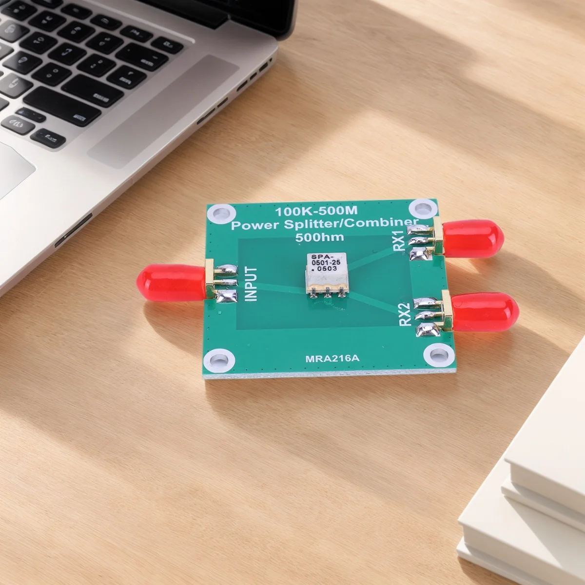 100K-500M 수동 전력 분배기 1개 분할 2개 결합기/분배기 주파수 범위 100KHz ~ 500MHz