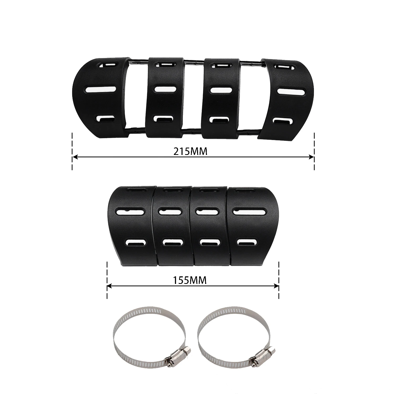Motorcycle Exhaust Heat Shield Cover Pipe Protector  Guard Anti-scalding Cover New Accessories For BENDA NAPOLEON BD450 BOB 500