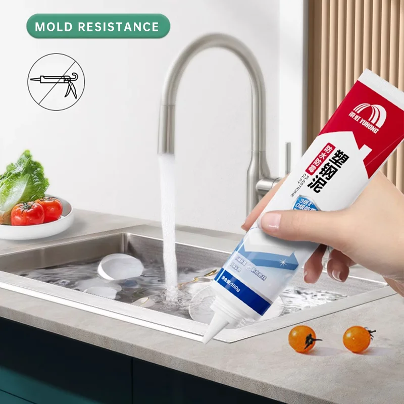 ORIENTAL YUHONG Anti-molde plástico acero barro sellador impermeable pegamento Anti-moho inodoro baño taponamiento sellado calafateo