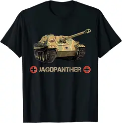 WWII German Anti Tank Jagdpanther Sd.Kfz 173 Tank Destroyer T-Shirt. Summer Cotton O-Neck Short Sleeve Mens T Shirt New S-3XL