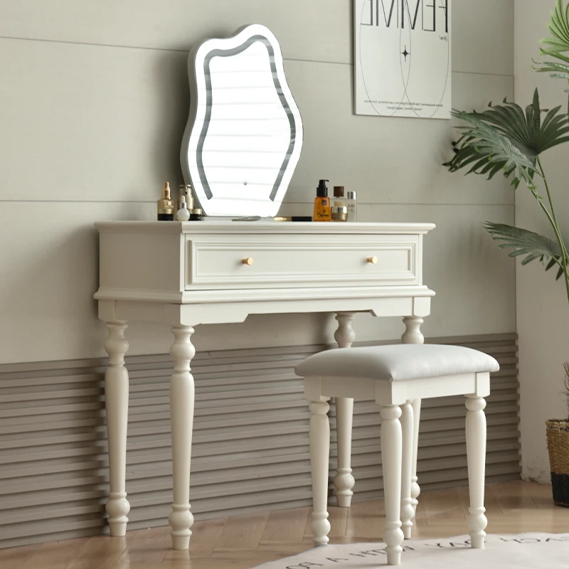 كبار الجمال الغرور الجدول بسيط كلاسيكي غرفة نوم ماكياج الغرور الجدول تخزين الشمال Coiffeuse دي Chambre أثاث المنزل