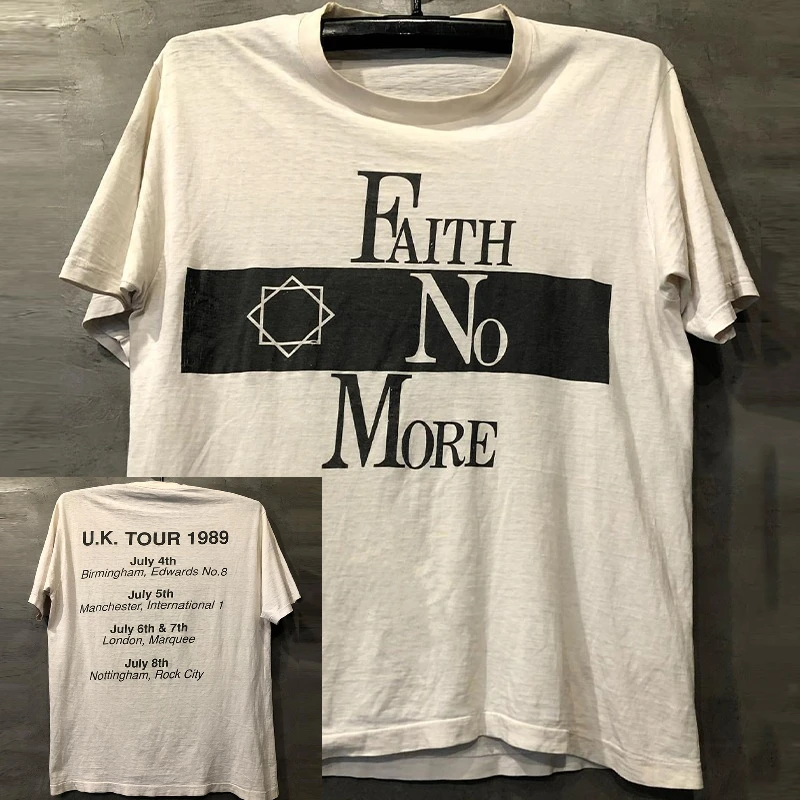 Faith No More Shattered Band High Street Rock FOG Cityboy Spring/Summer Cotton Short Sleeved T-shirt