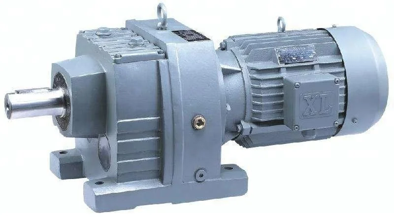 For R57 R67 series high torque low speed gear reducer helical gear reducer with AC 380V 220V motor 1HP