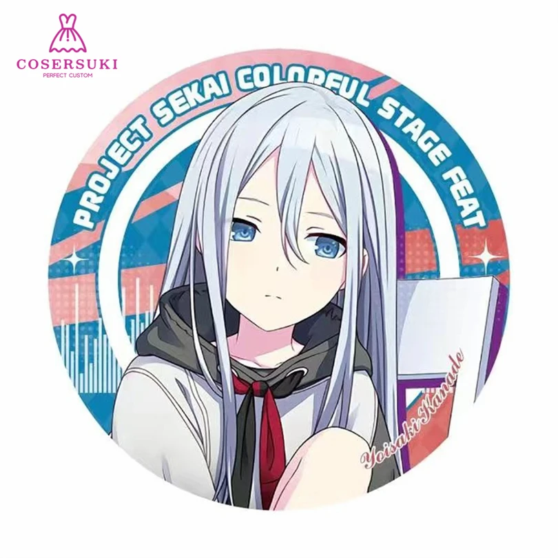 Project Sekai Pin 58 mm Badge Customizable Yoisaki Kanade Asahina
