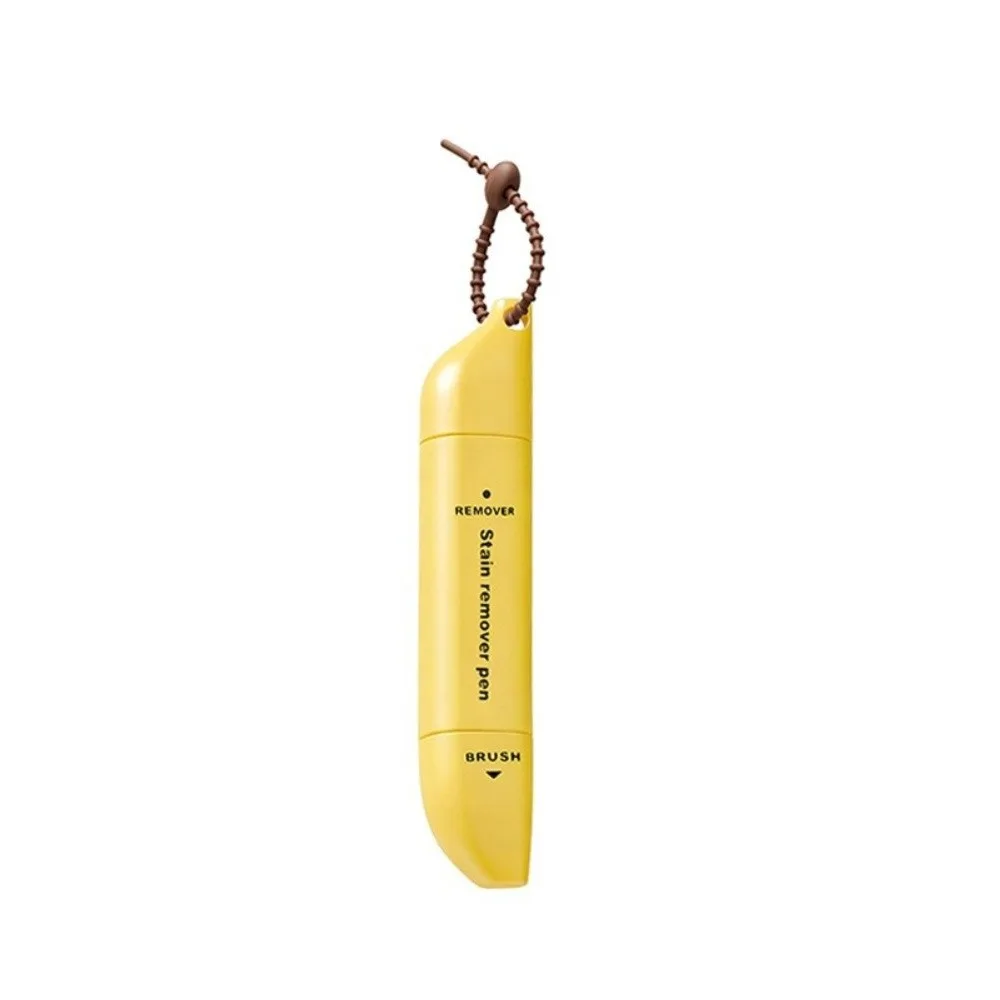 Banana Shapen Stain Remover Pen 15ml Instant Emergency Stain Remover Dual-Head With Brush Head Water-free Stain Remover