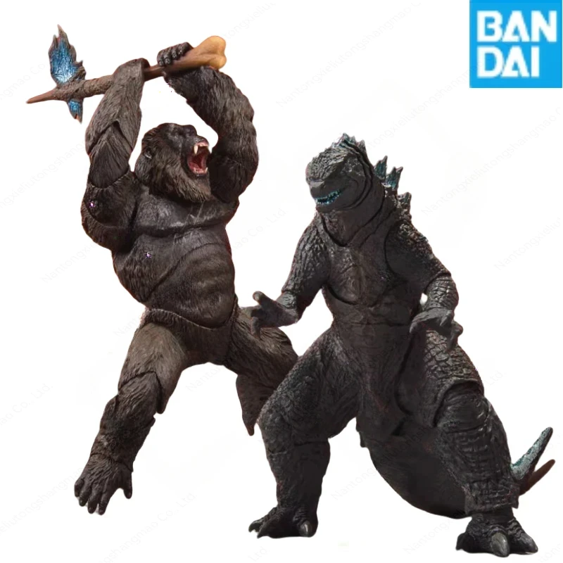 

Bandai SHM Ancient Beasts Movie Version 2021 King Kong VS Godzilla Action Figure Toy Collectible Gift