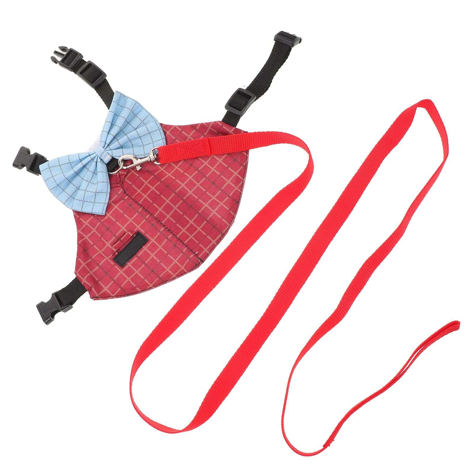 

1 set Rabbit Set Gentleman Style Bunny Outfit Adjustable Pet Vest Harness For Small Animals Outdoor Leash Comfortable Breathable