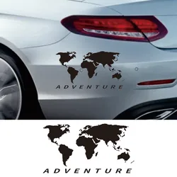 World Map Universal Auto Sticker Art Auto Motorcycle Trucks Racing SUV Bumper Laptop Suitcase Vinyl Decal