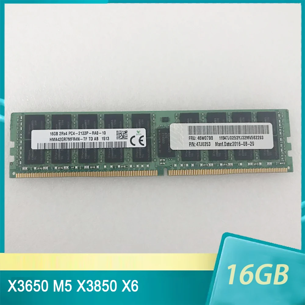 For IBM RAM X3650 M5 X3850 X6 46W0798 46W0796 47J0253 16GB DDR4 2133 ECC REG Server Memory