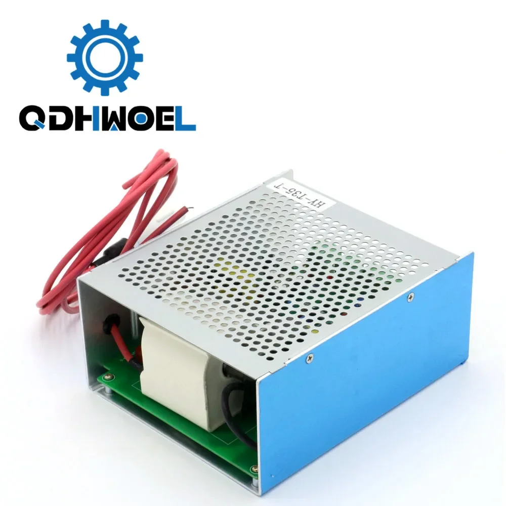 QDHWOEL 30W-40W CO2 Laser Power Supply HY-T35 لآلة قطع النقش بالليزر CO2