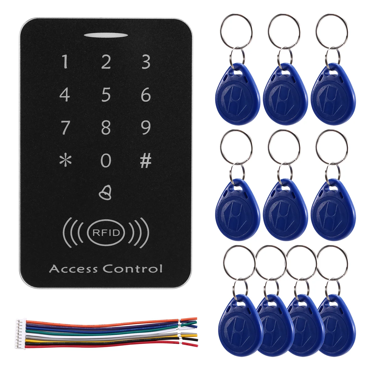 Hot Anti-Copy Encrypted Standalone Access Controller 125Khz ID Access Control Keypad Digit Panel Card Reader for Door Lock