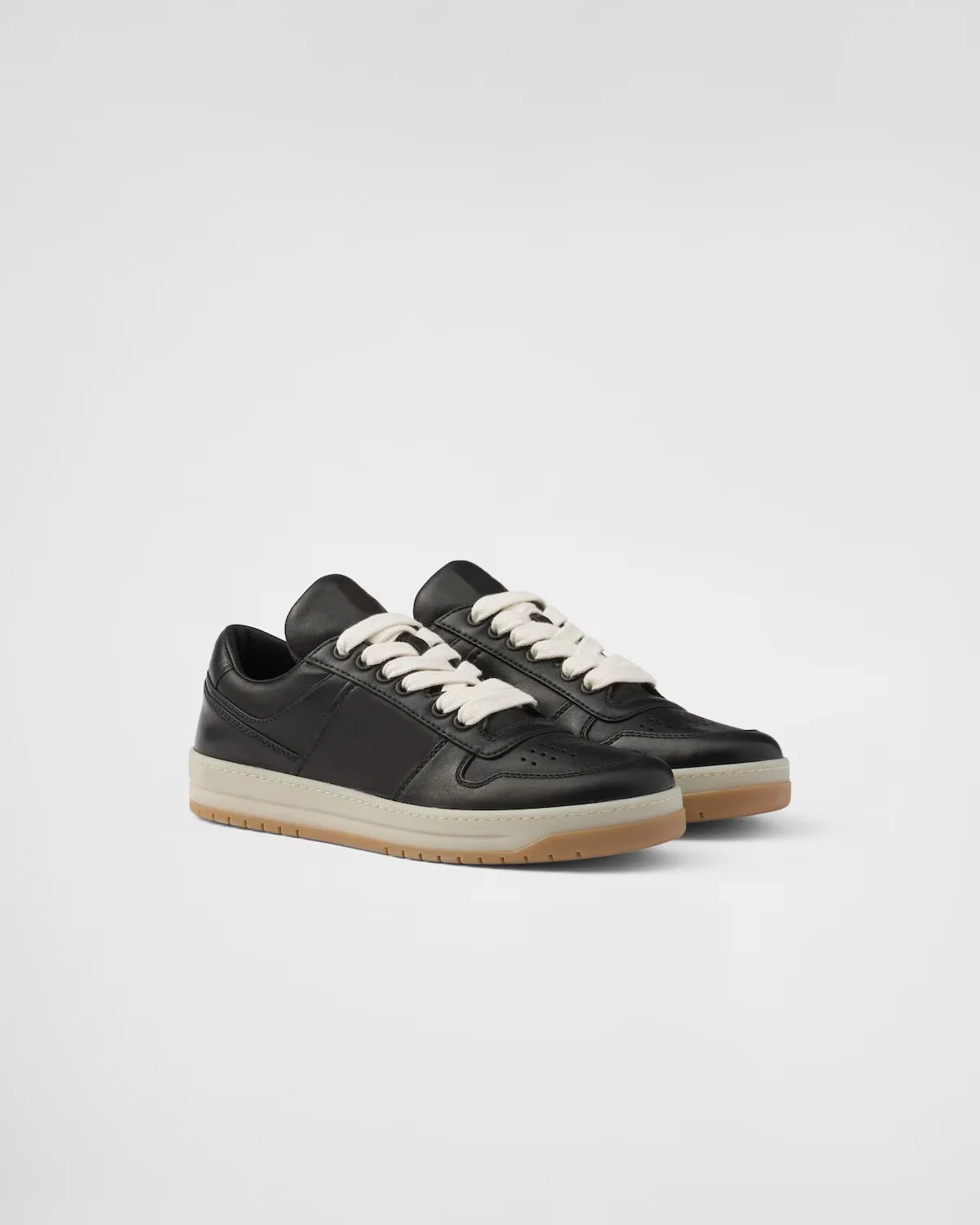 

Women's Black Downtown Nappa Leather Sneakers