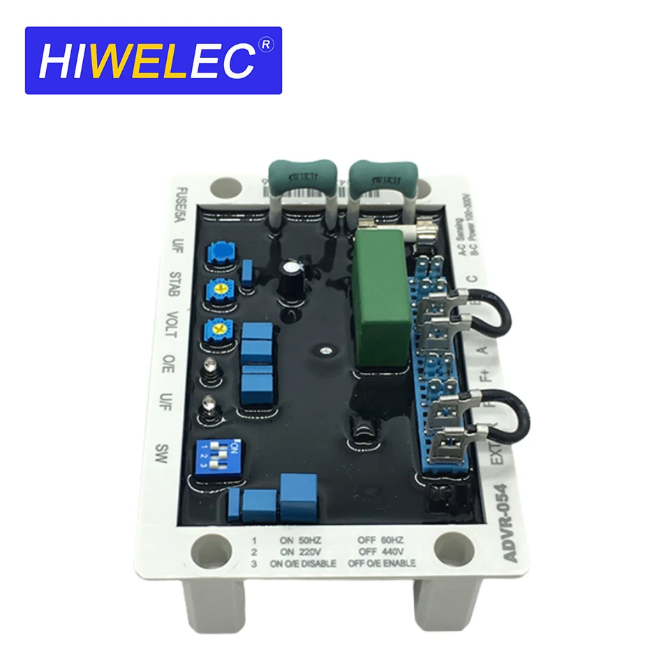 Genuine ADVR-054 AVR KUTAI Self Excited 5Amp Automatic Voltage Regulator With High Cooling Efficiency