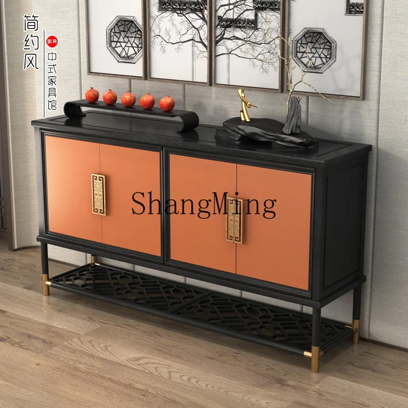 

CL Light Luxury New Chinese Cabinet Dining Side Storage Wall-Mounted Decorative Entryway Partition Cabinet