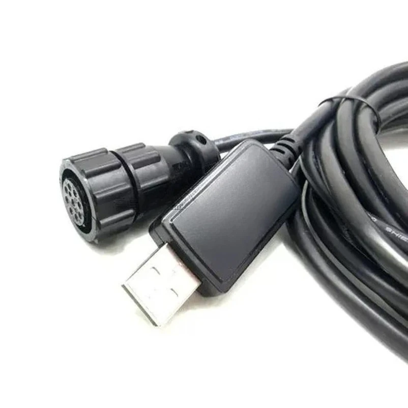 10 Meter AIS Pilot Plug USB Data Cable Vessel AIS Pilot Socket To USB Communication Cable for Marine Use