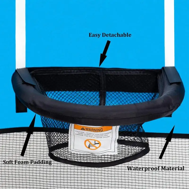 トランポリン バスケットボール ダンキング フープ ポンプ バスケットボール ボール付き フープ バスケットボール 組み立てが簡単 子供用トランポリン アタッチメント
