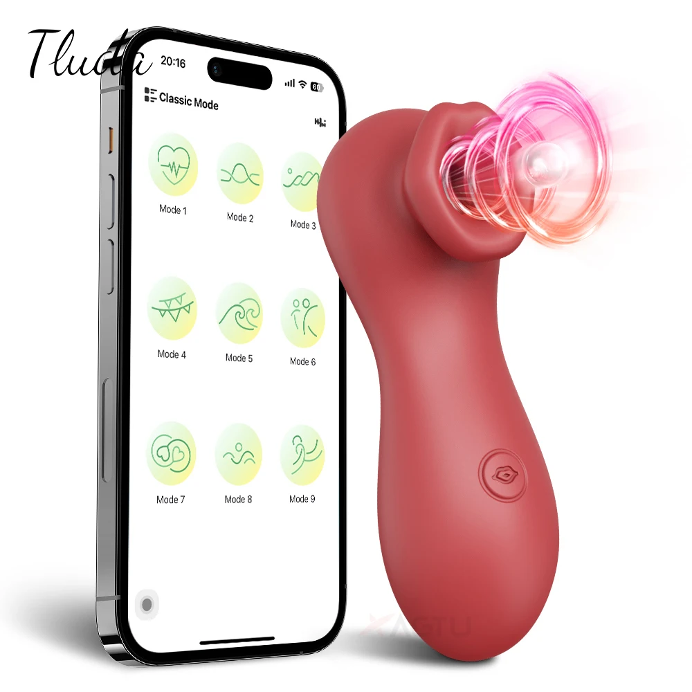 Klitoris-Sauger, Vakuum-Klitoris-Vibrator für Frauen, APP-Steuerung, Nippel-Stimulator, weiblicher Masturbator, Interaktion, Sexspielzeug für Paare
