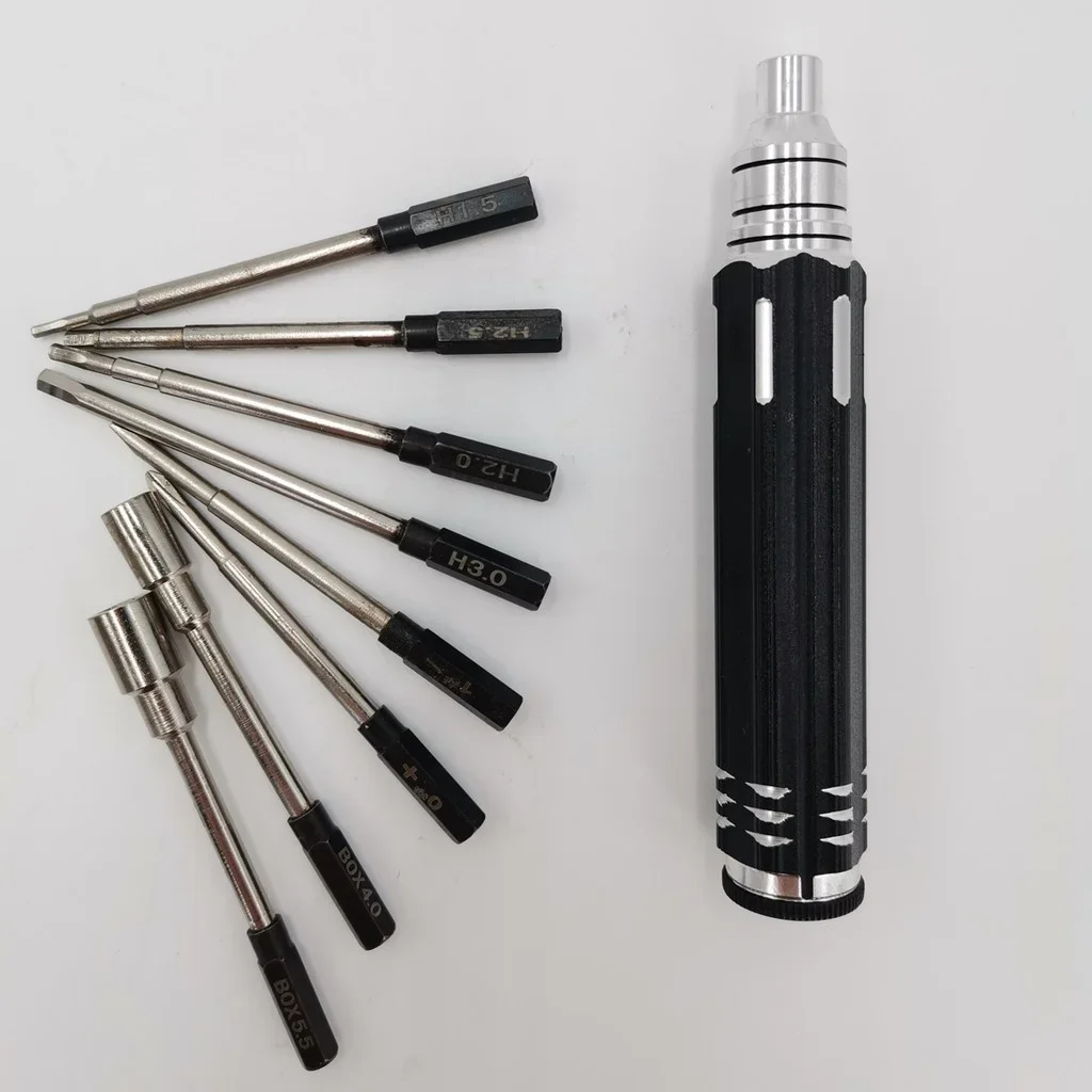 Set Obeng Profesional 8 in 1 1 - Rc Hobby Tool Kit ulasan dan harga