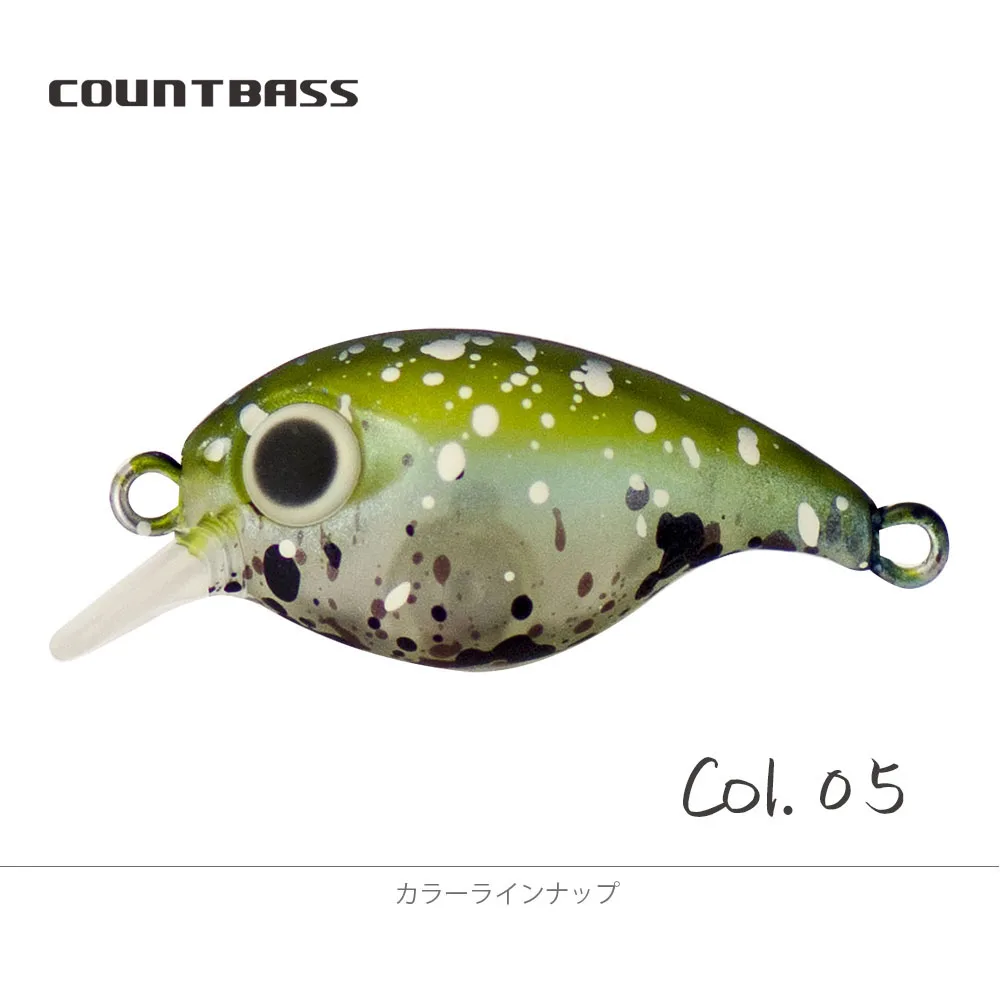 COUNTBASS 28mm 1-1/8" 1,7g 1/16 oz. Schwimmende Wobbler, Forellenangeln, Kunststoff, harter Köder, Köder, Wobbler, Barsch, Leurre-Anglerköder – Detail 17