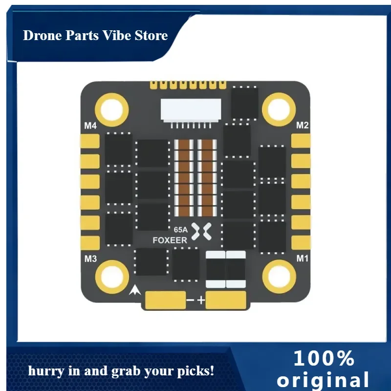 

APFoxeer Reaper F4 405 128K 65A BL32 BLHeli32 4in1 9~40V 3-8S flight speed controller 30.5*30.5mm M3 DShot1200 For FPV RC Drone