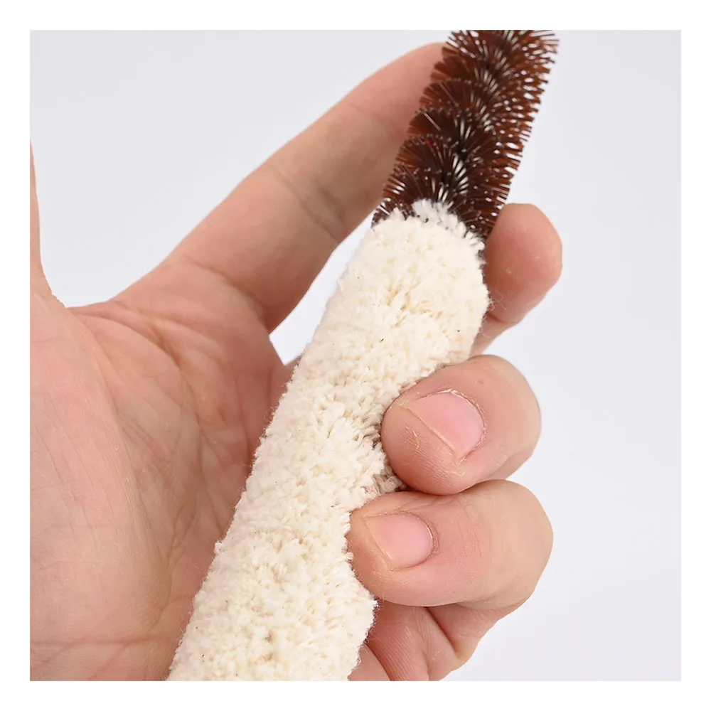 Cotton Cleaning Rod For 12 Gauge Shotguns - Includes Nylon Deep Cleaning Brush Head For Effective Bore Maintenance