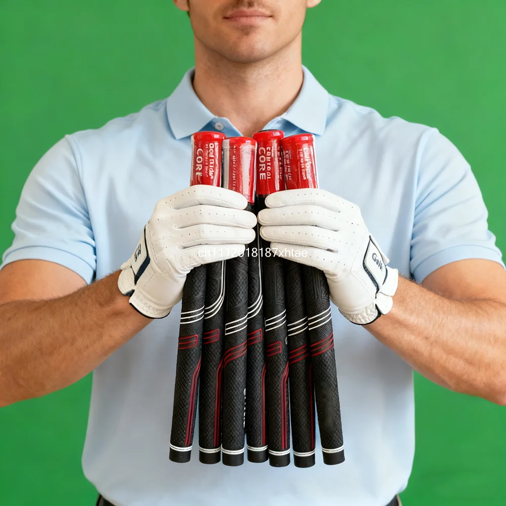 Hot TEP Rubber CP Golf Grips Blue Wrap Red Pro Women and Men Standard Midsize Jumbo Universal Iron Fairway Wood Golf Club Grip