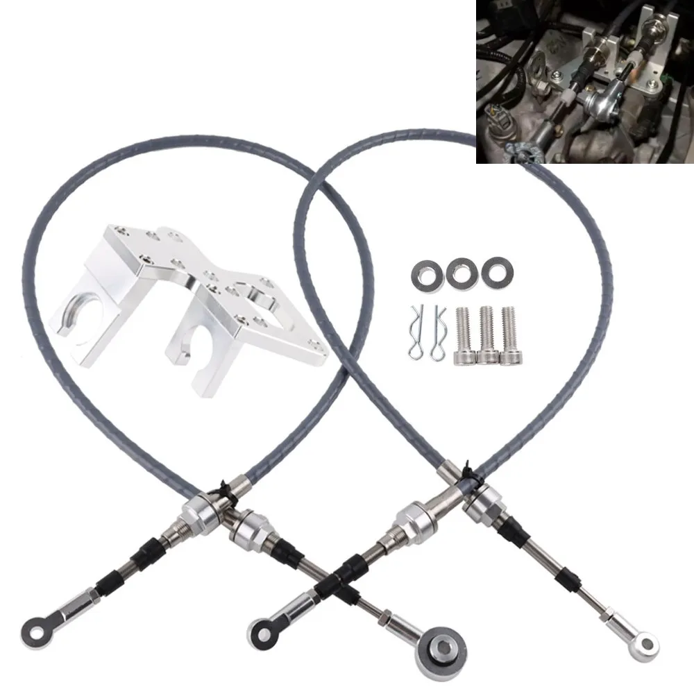 

Trans Shifter Cable Bracket Shift Linkage Kit For Honda Civic SI (K20Z3) 6 Speed Transmission RSX Type-S