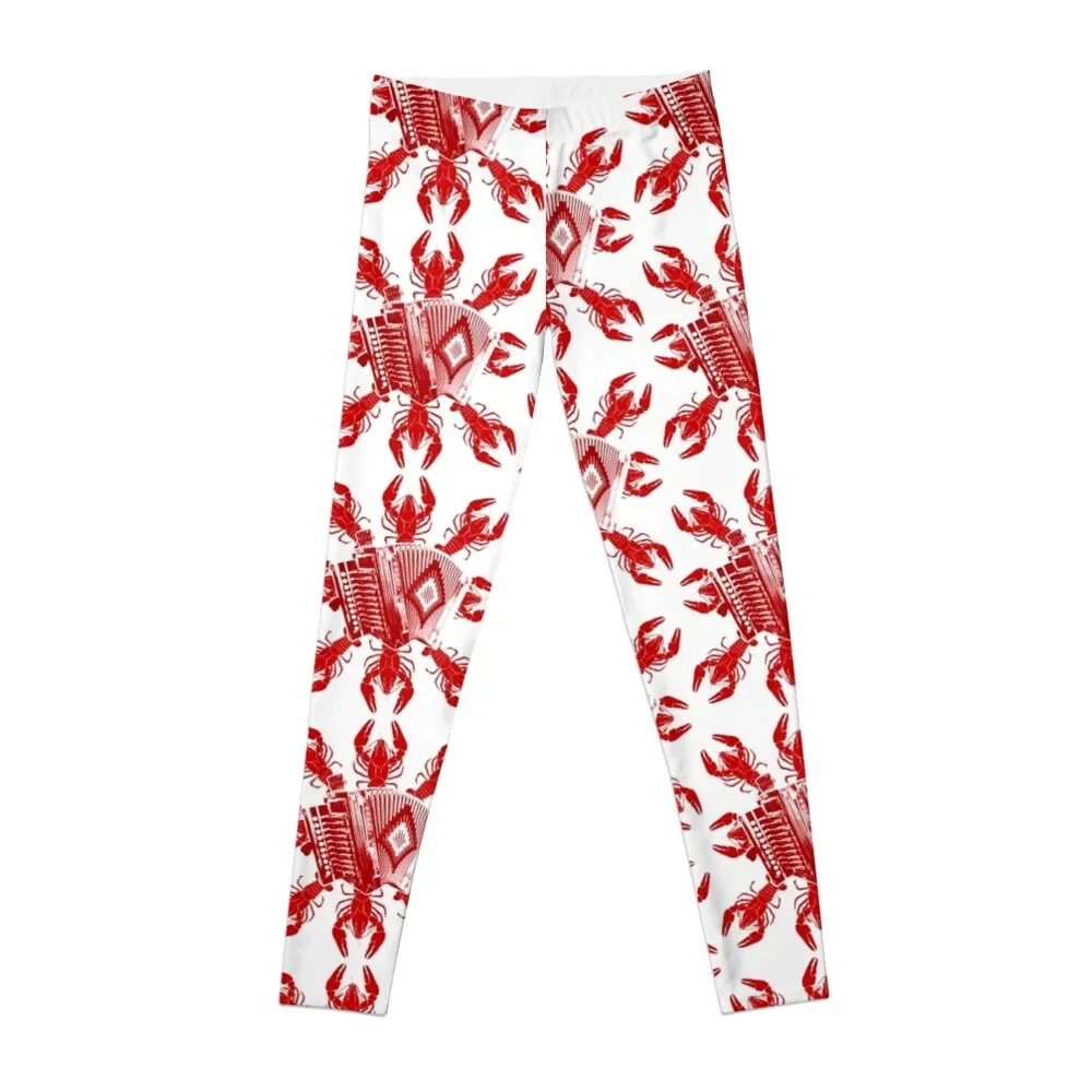

Cajun Music And Crawfish Leggings sports tennis for for girls push up tights for sport pants Womens Leggings