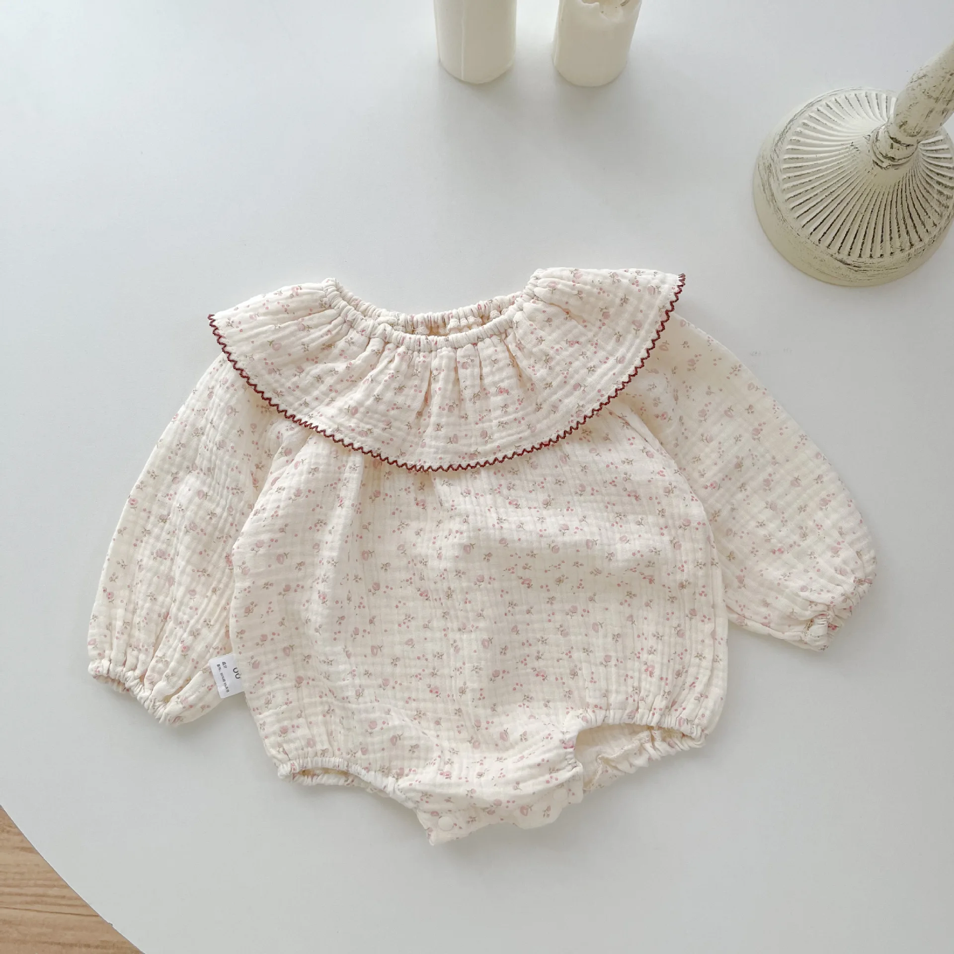 

Baby Girl Autumn Clothes Infant Cotton Romper Bodysuits Kids Clothing 0-2Y