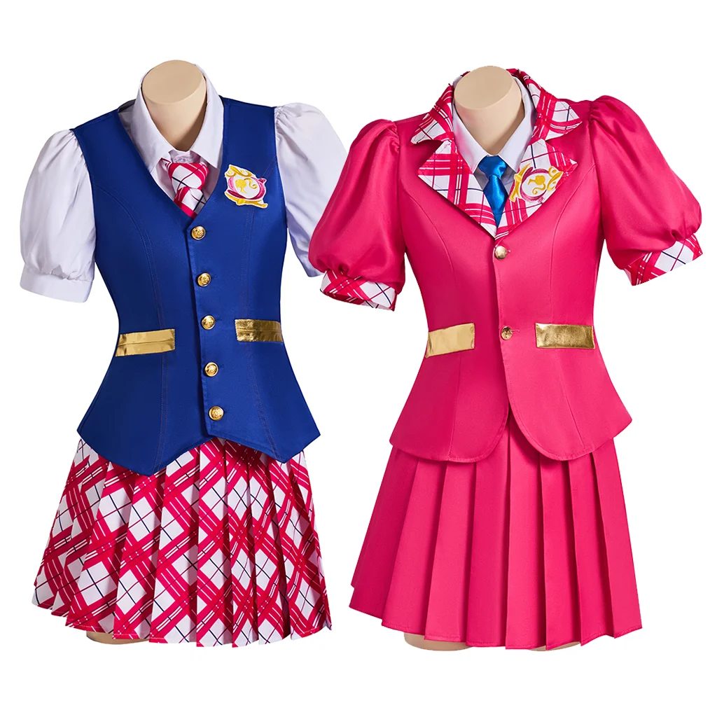 Film Prinses Delancey Sophia Cosplay Jurk Blair Roze Jk Uniform Top Rokken Carnaval Party Halloween