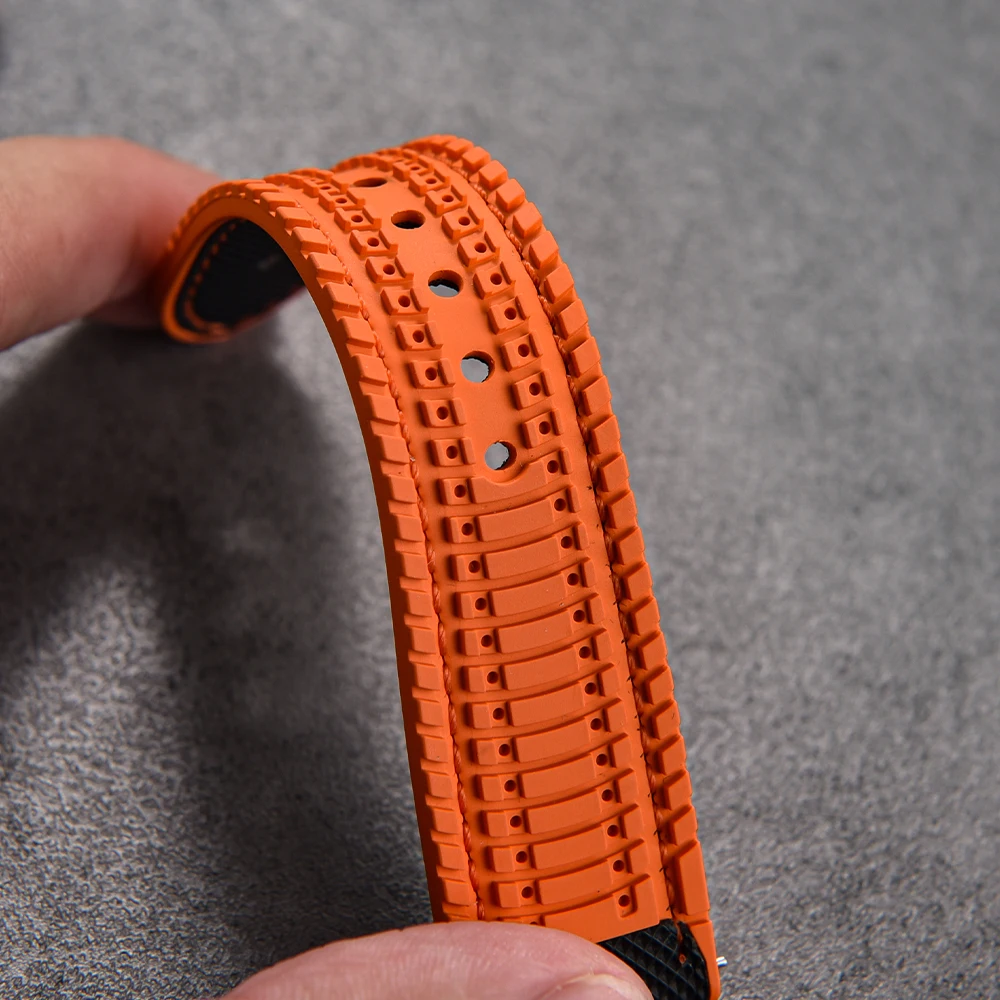 20 mm, 22 mm, 24 mm FKM-Uhrena – Fkm Rubber Dive Watch Strap 20Mm Bewertung und Preis