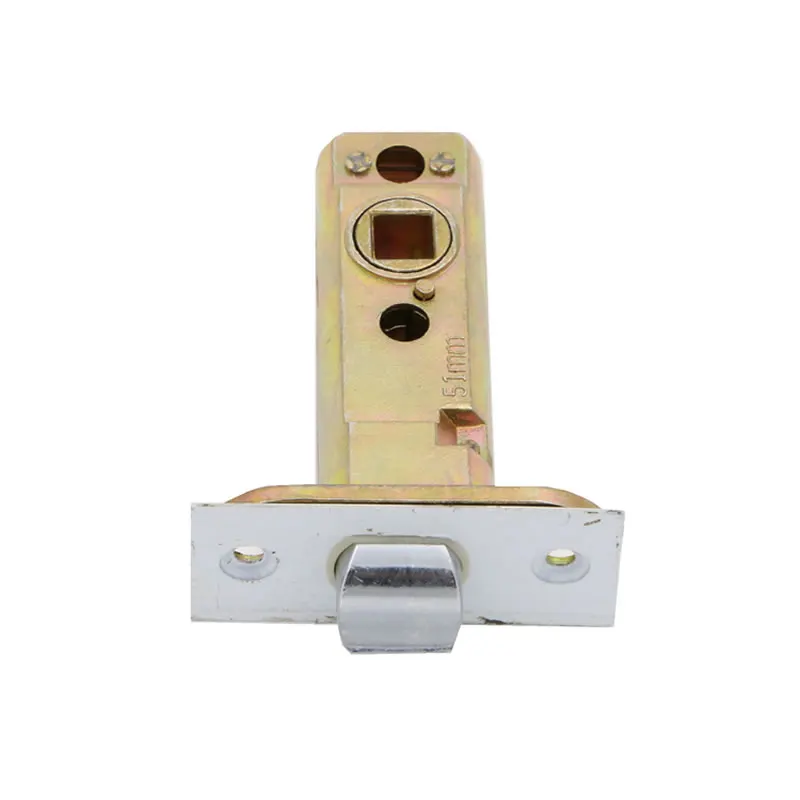 Bathroom alloy single deadbolt lock cylinder Various padding margins Three-bar Single tongue lock body Universal lock tongue