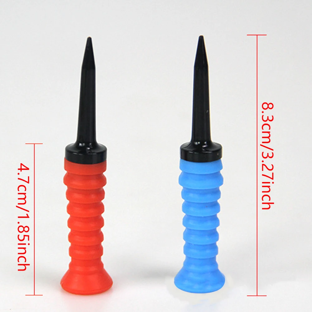 5Pcs Golf Elastic Tees 83mm Golf Practice Tees Silicone Golf Ball Holder Golf Limited Ball Tee Golf Training Accessories