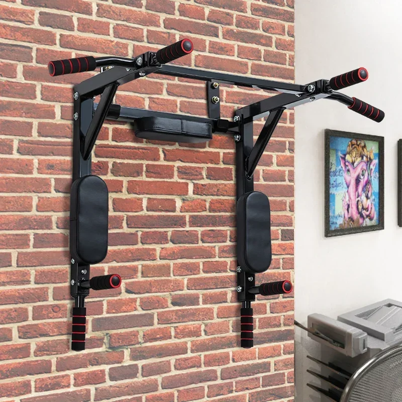 Indoor wall pull-up device Multifunctional fitness equipment Parallel bars Punching wall Sandbag shelf