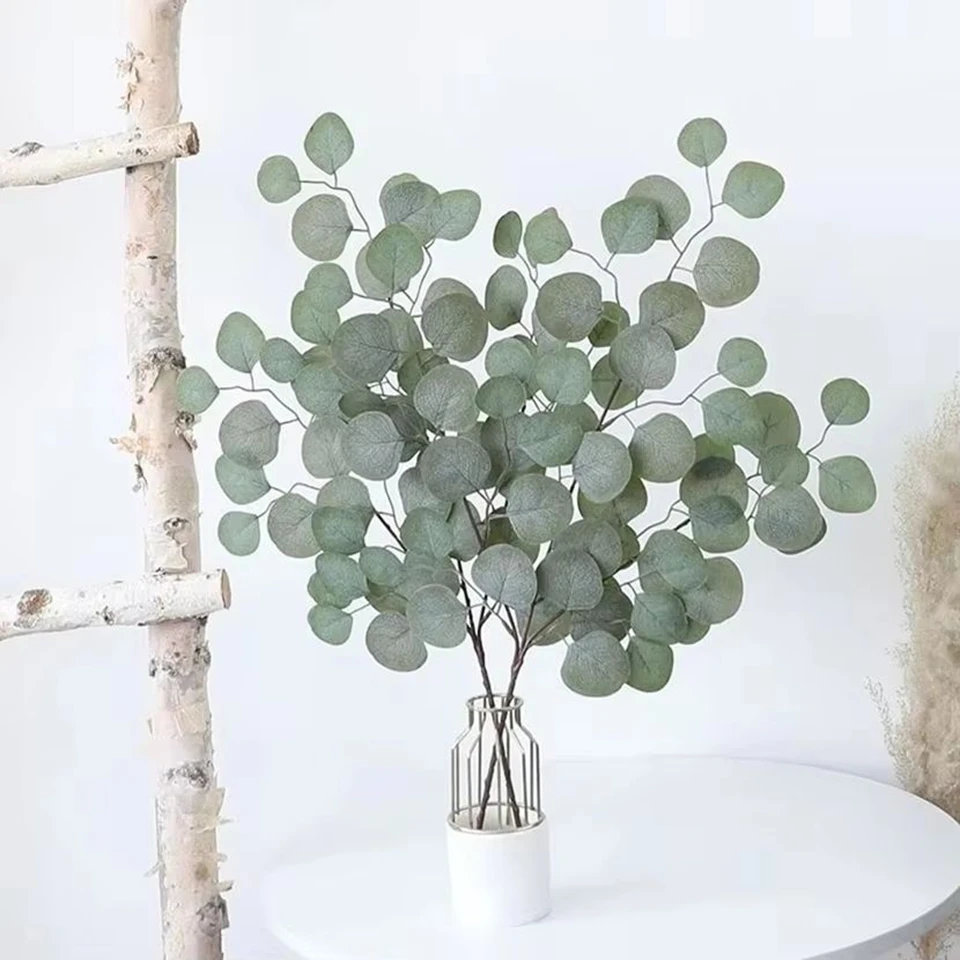 

ArtificialPlant Eucalyptus Leaf Vine Home Vases Wedding Garden bonsai Arch Courtyard Outdoor Wreath Holiday Party DIY Gift Decor
