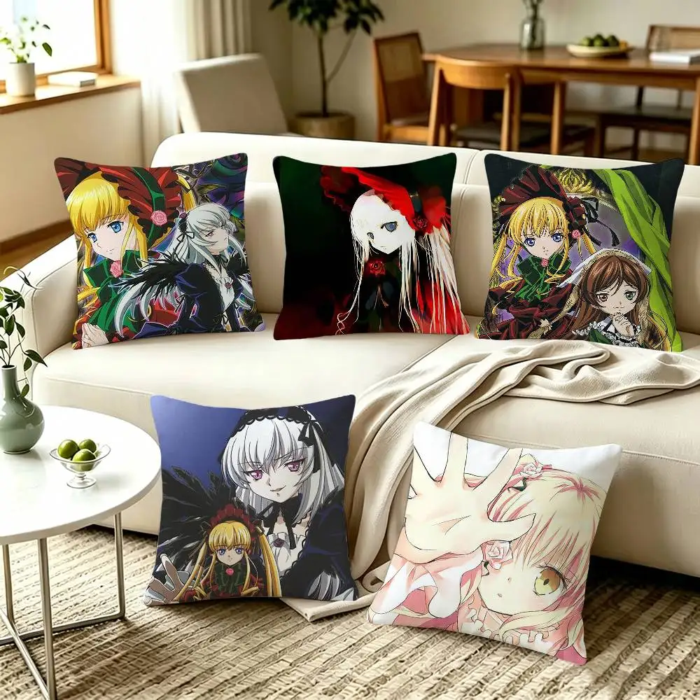 Rozen Maiden Anime  Home Sofa Cushion Covers and Aecorative Custom Pillow Covers