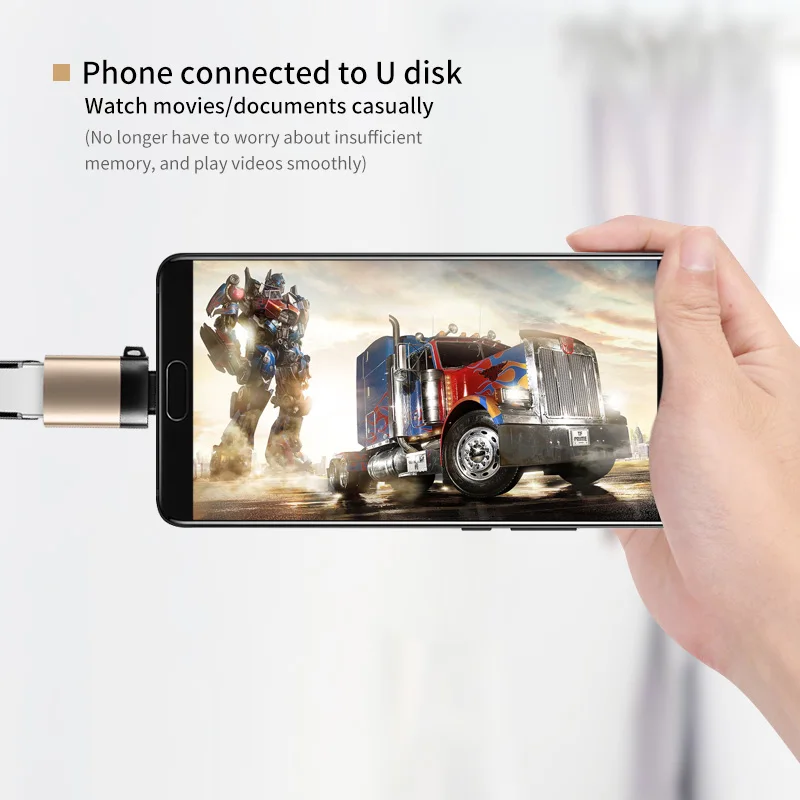 NNBILI-Adaptador USB 3,0 tipo C OTG, convertidor de Cable tipo C rápido, para Xiaomi, Huawei