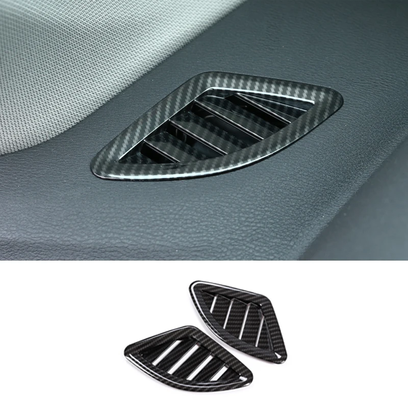 Carbon Fiber Car Dashboard Air Vent Trims Interior Accessories for Bmw X1 X2 F48 F39 2016 2017 2018 2019 2020 2021 2022 2023 Kit