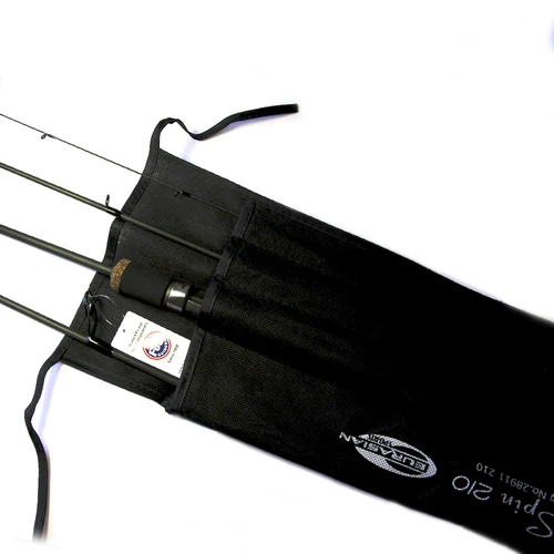 Imagen 2 del producto E Eurasian Sports Travel Caña de pescar giratoria, asiento de carrete Fuji, acción rápida, 2,1 m, 4 secciones, UL Lake, pesca fresca